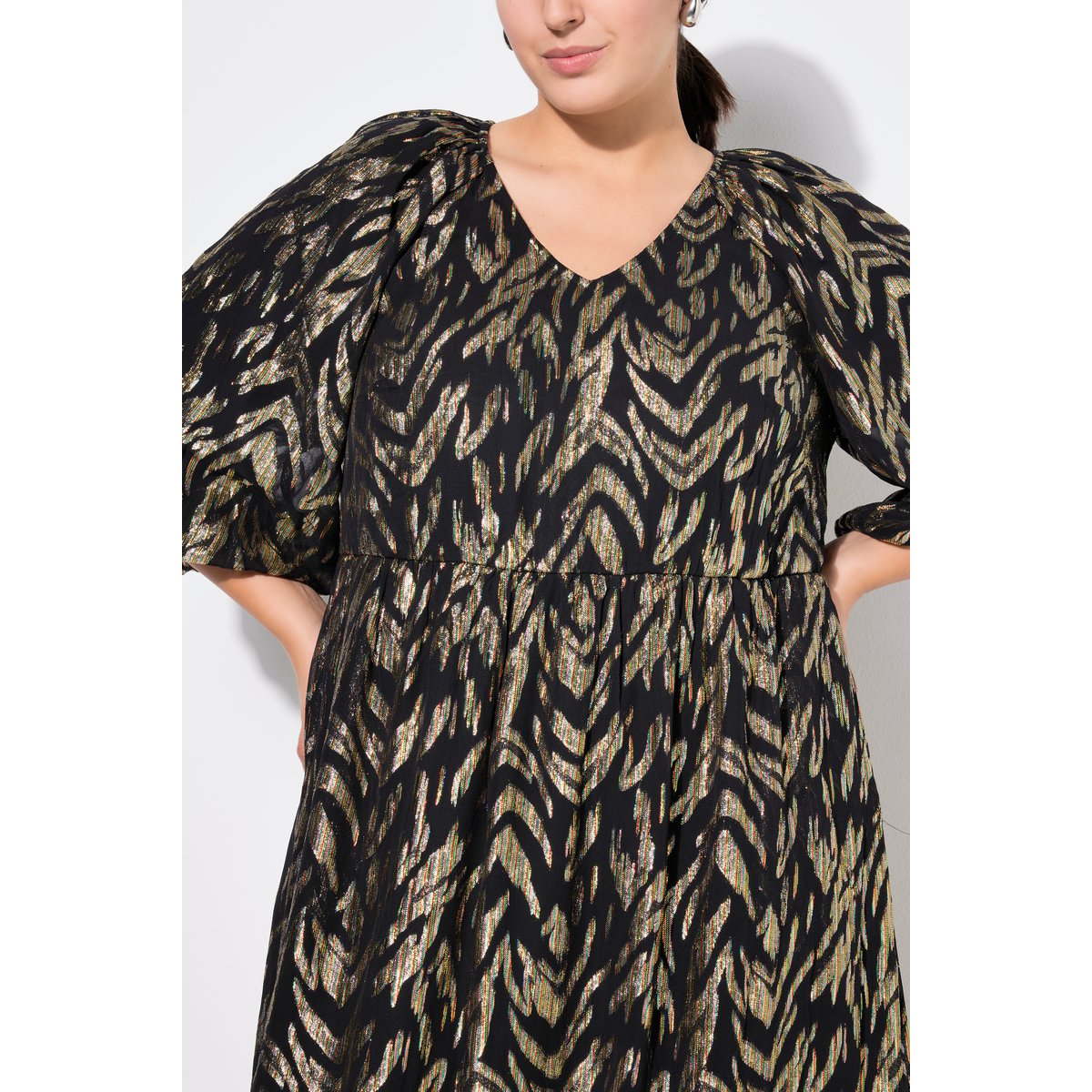 Robe maxi coupe trapèze noir, STUDIO UNTOLD