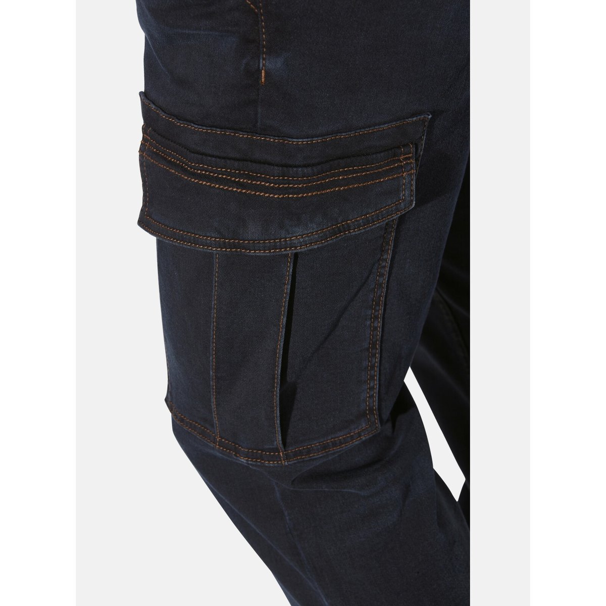 Jean cargo GUNNHEIM bleu foncé, JAN VANDERSTORM