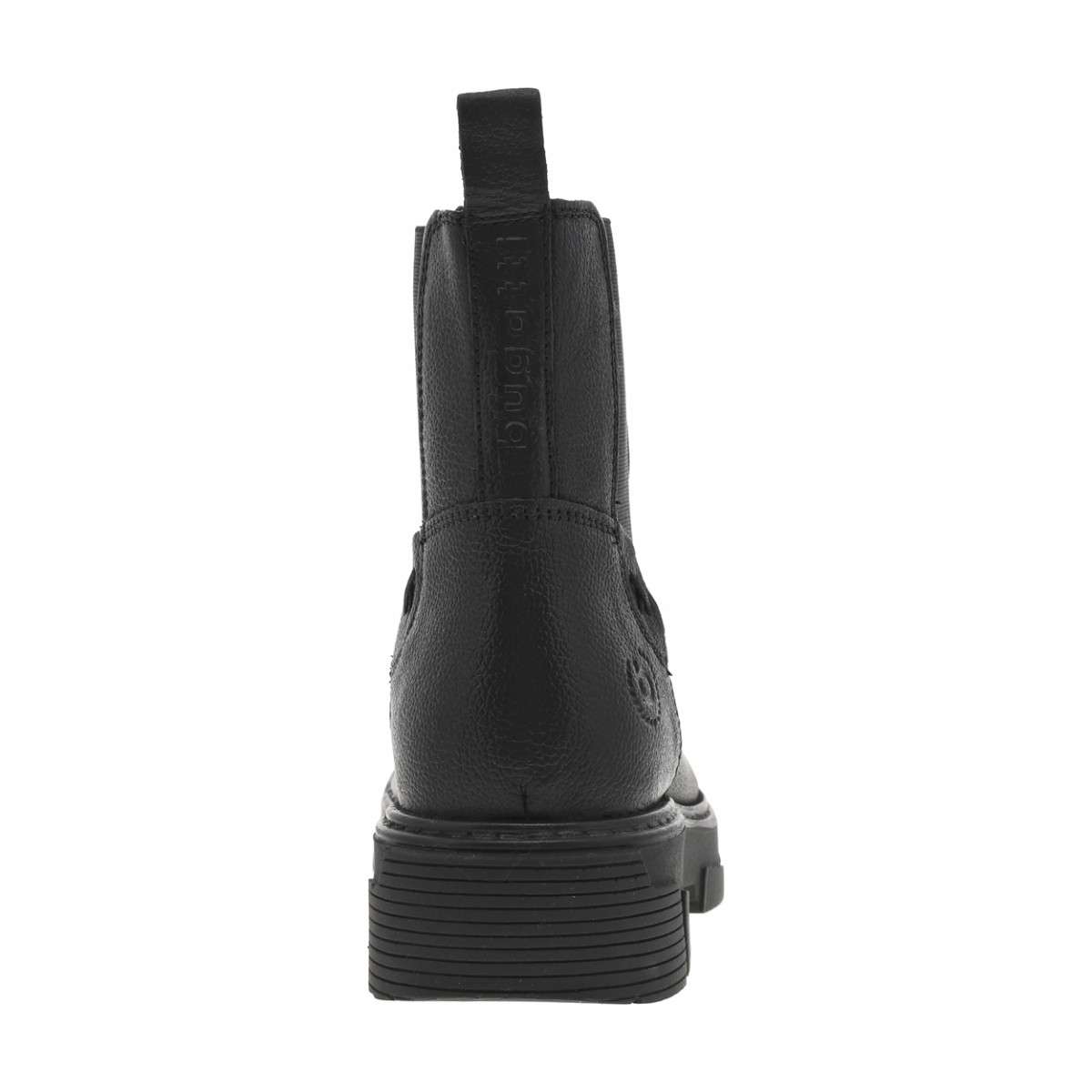 Bottines talon décroché bas noir, BUGATTI