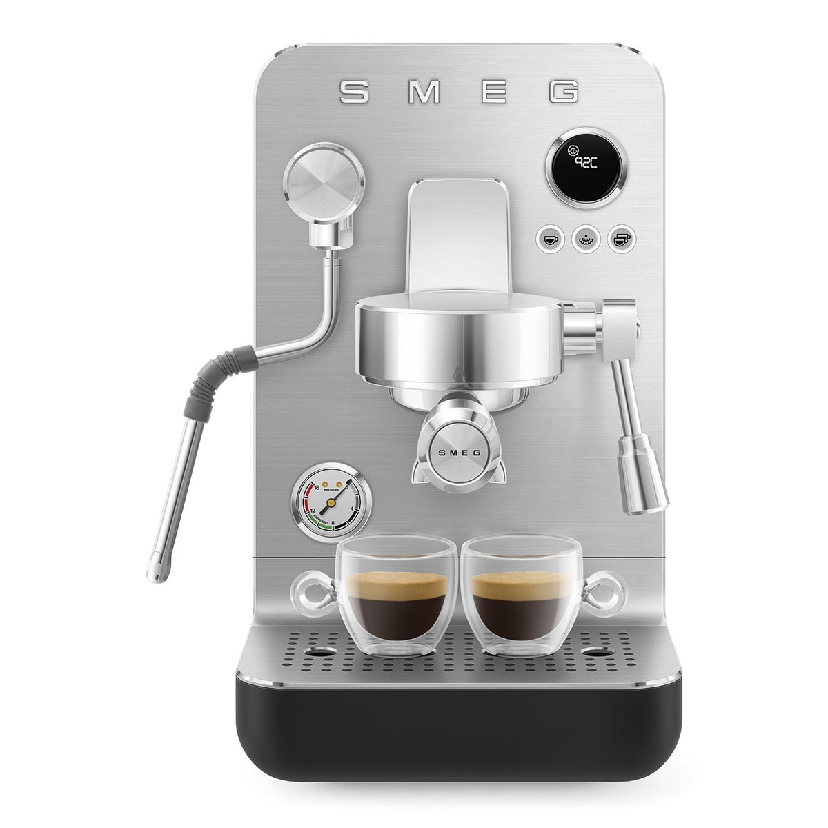 Machine à café manuelle EMC02 noir mat, SMEG