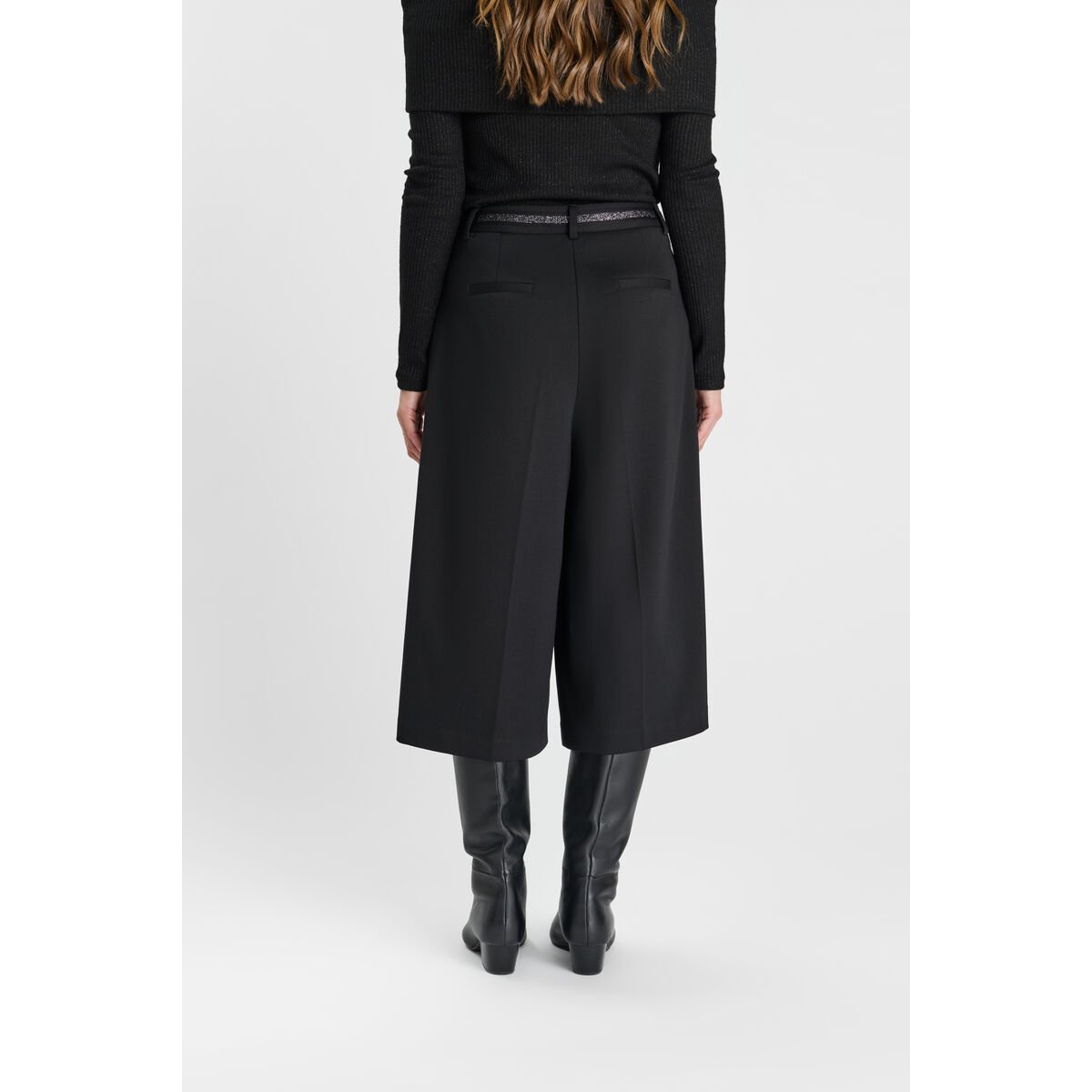 Pantalon pantacourt FELIPA black, LE TEMPS DES CERISES