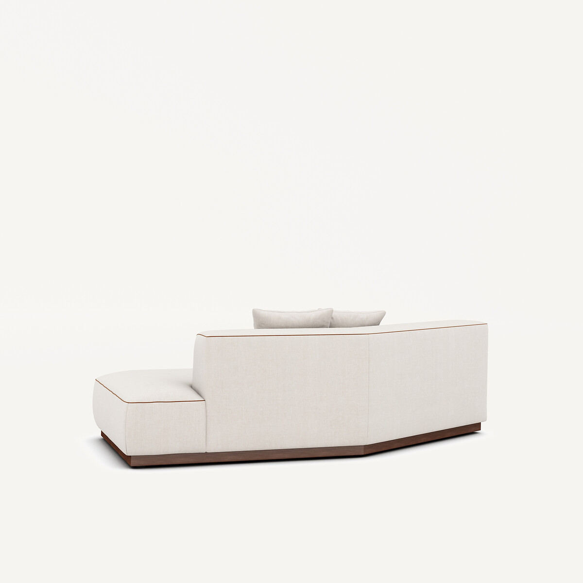 Halbsofa, rechts, aus Baumwolle und Leinen, JACOPO beige, AM.PM