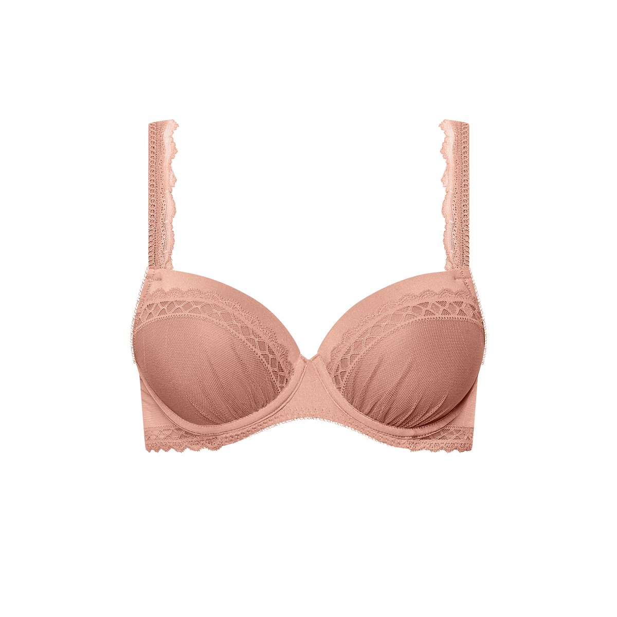 Soutien-gorge préformé TIFFANY F à G rose, LISCA