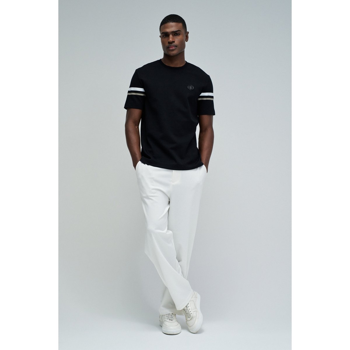 T-SHIRT AVEC RAYAURES noir, SALSA JEANS