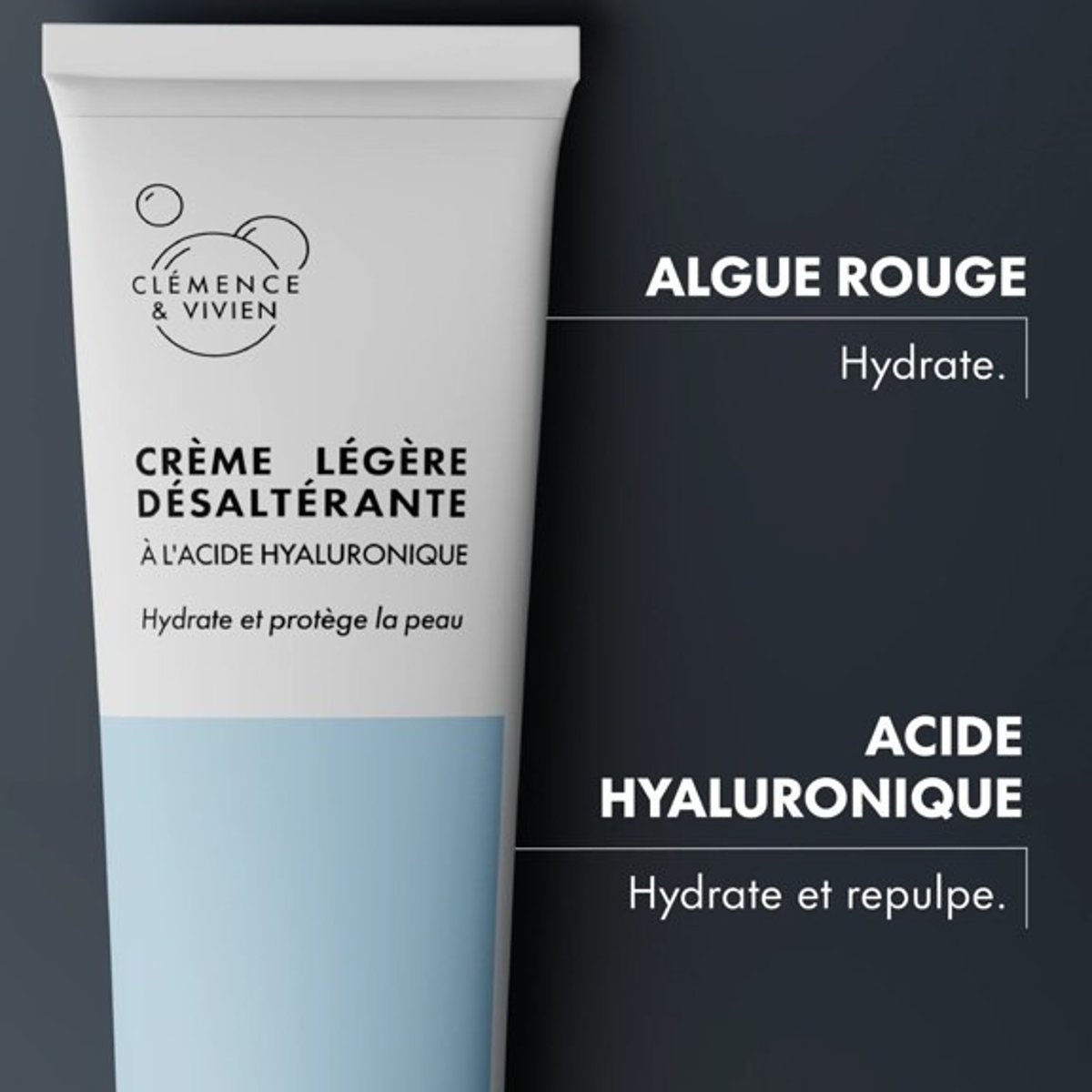 Crème légère désaltérante couleur unique, CLEMENCE ET VIVIEN