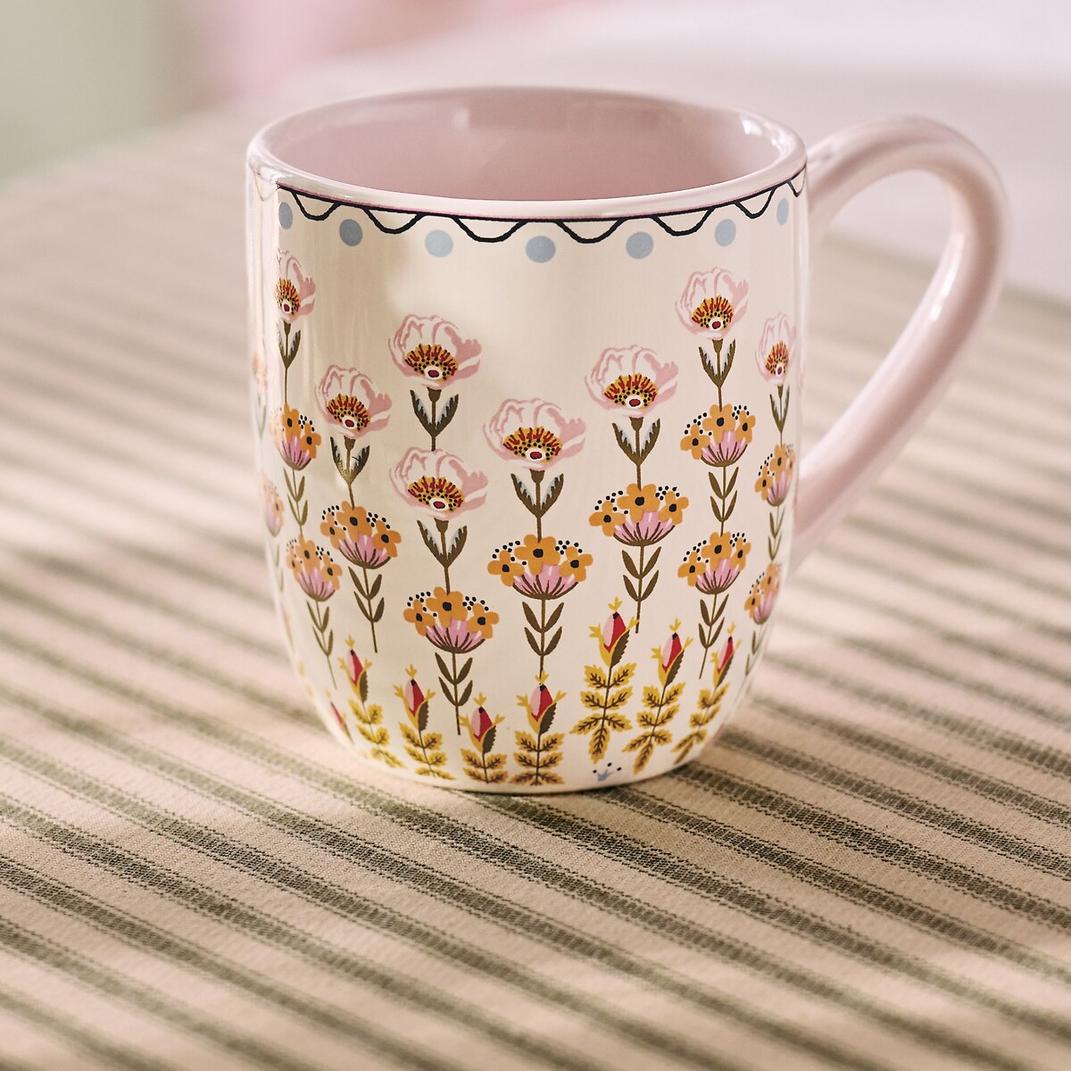 Painted Table Breakfast Mug pink, CATH KIDSTON