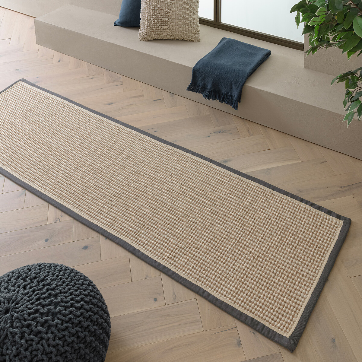 Korra Loop Runner Rug slate, ÉDITÉ