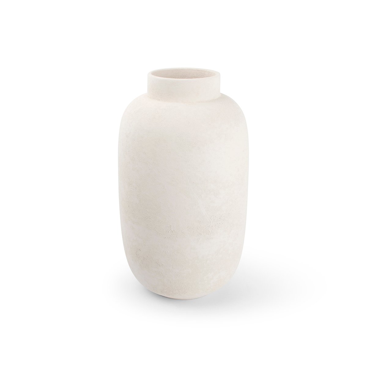 Vase haut 34 cm BULLET blanc, SP COLLECTION
