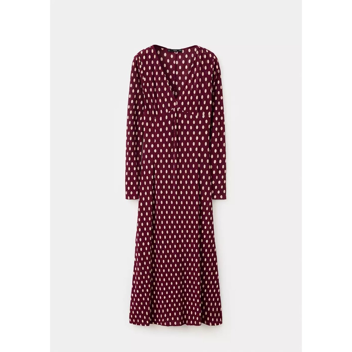 Robe pomelp grenat, MANGO