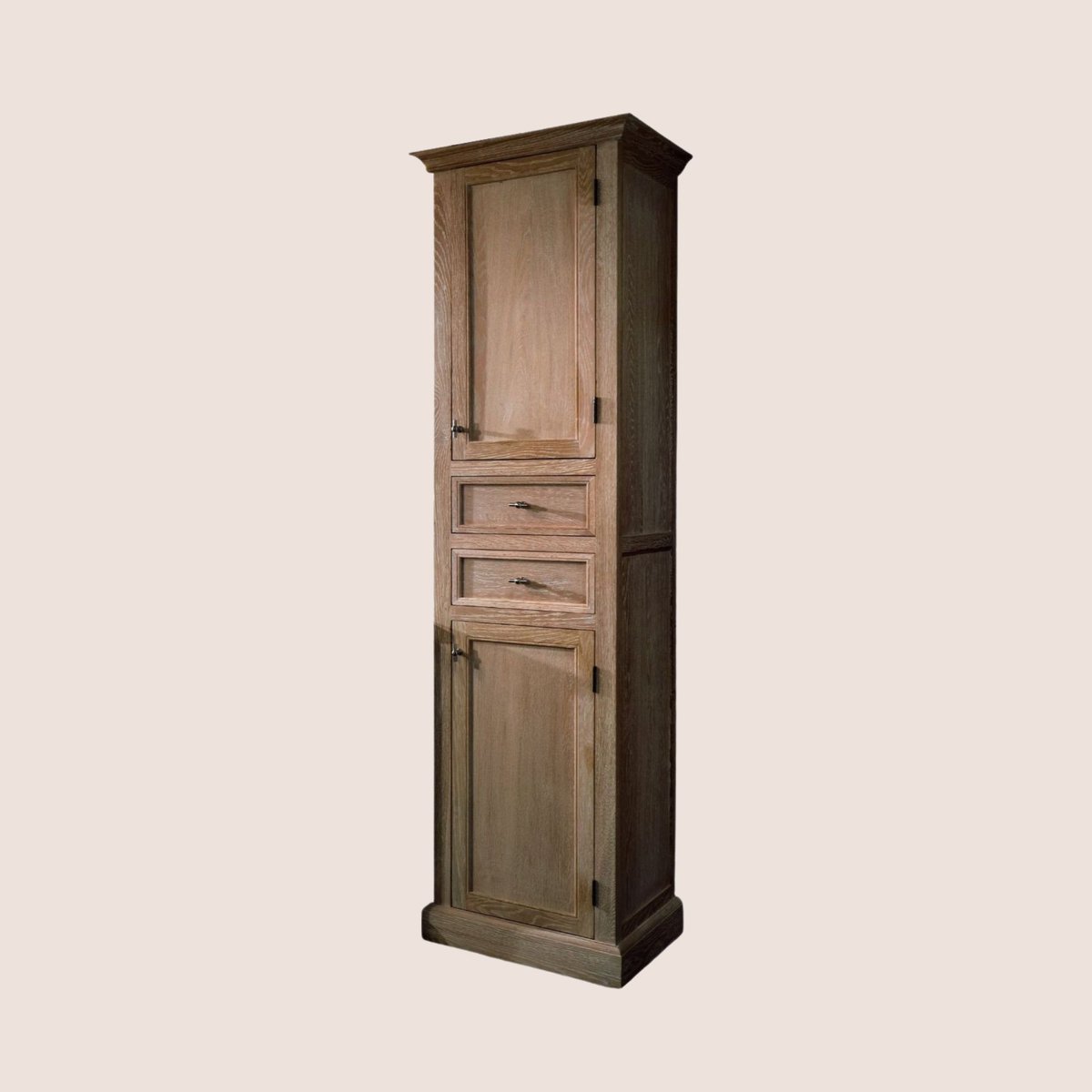 Colonne de salle de bain en chêne massif droite - VÉRONE bois clair, HELLIN, DEPUIS 1862