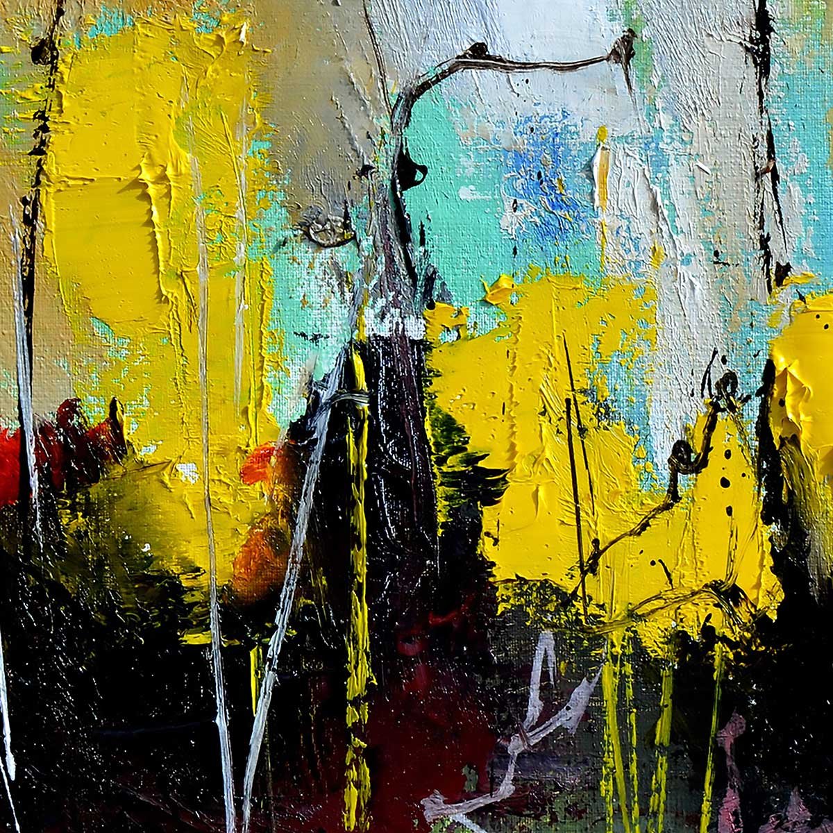 Tableau profondeur abyssale tableau alu dibond, HEXOA