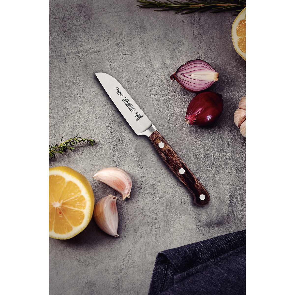 Faca para Legumes e Frutas Century Wood 3", Tramontina madeira, TRAMONTINA