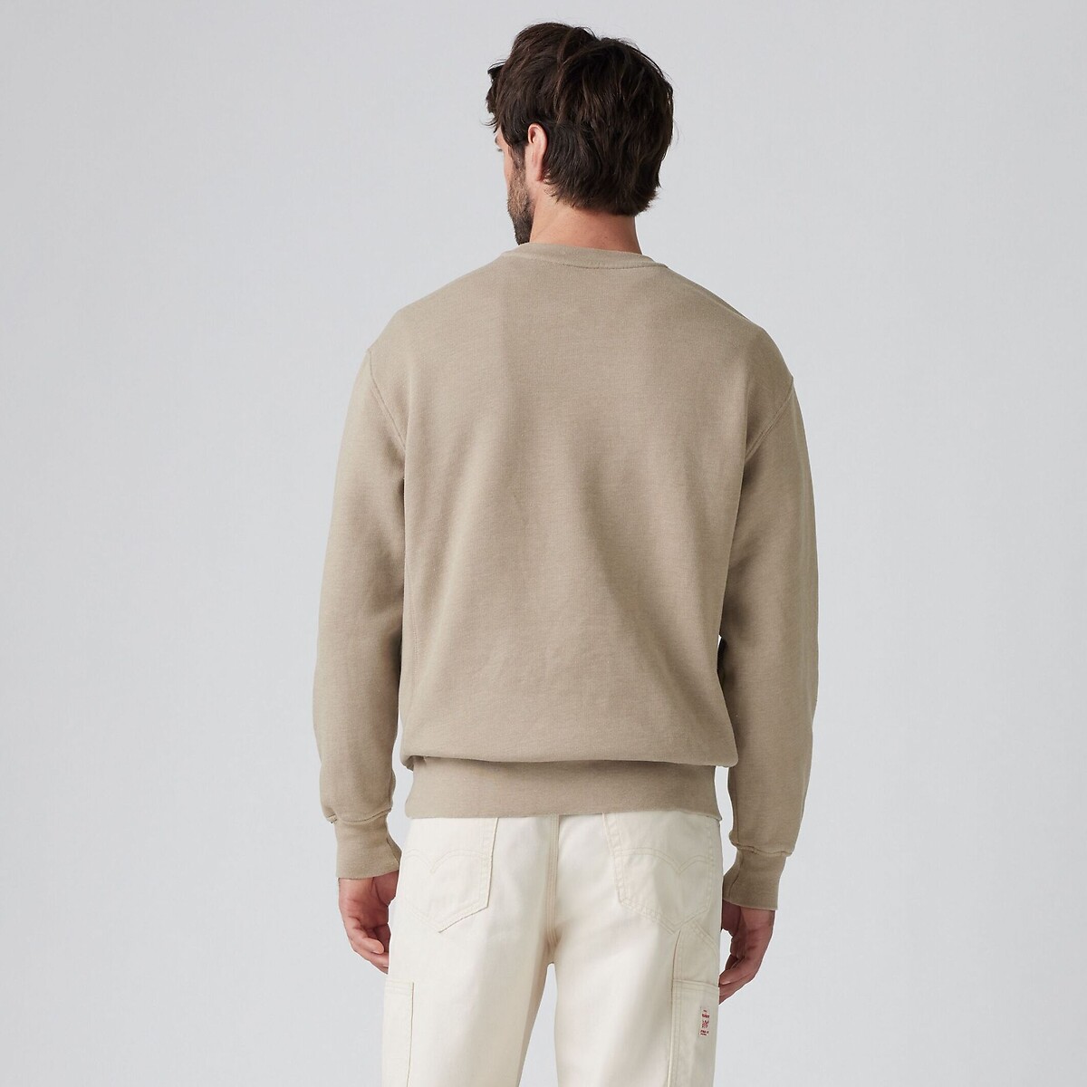 Felpa girocollo Housemark beige chiné, LEVI'S