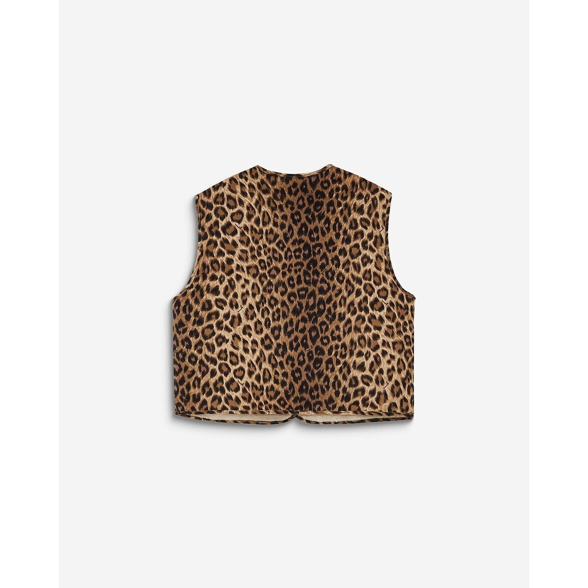 Veste sans manches léopard, ALEXIS imprimé léopard, GRACE & MILA
