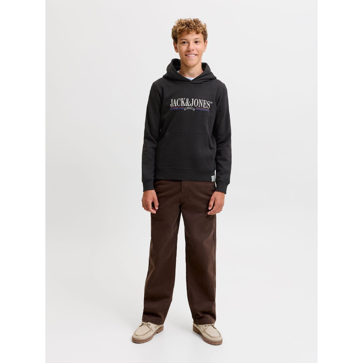 Sweat À Capuche black 1, JACK & JONES JUNIOR