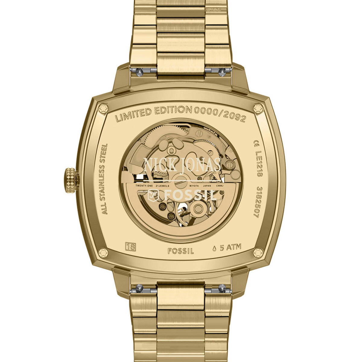 Montre Analogique  MACHINE LUXE doré doré doré, FOSSIL