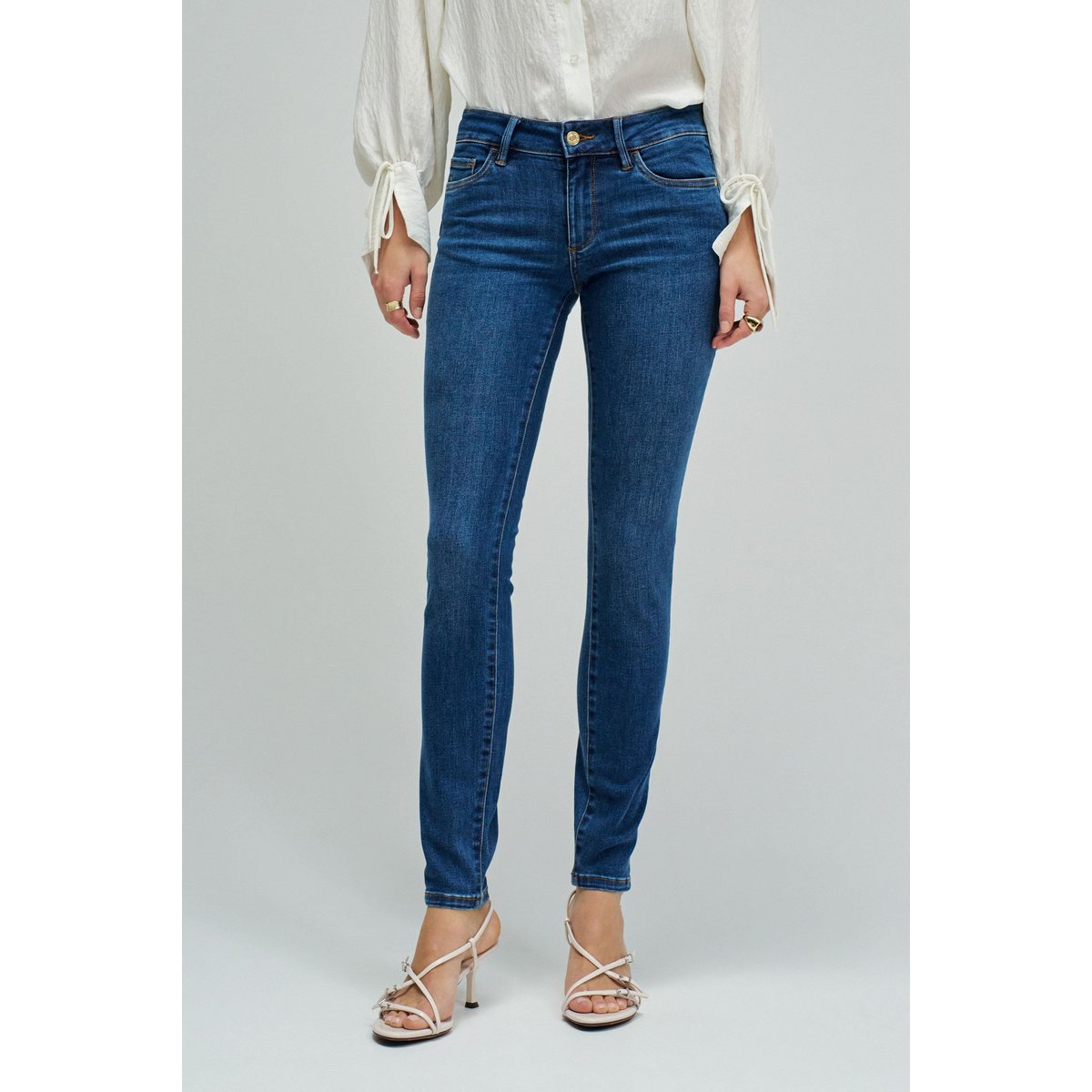 JEAN WONDER PUSH UP SKINNY bleu, SALSA JEANS