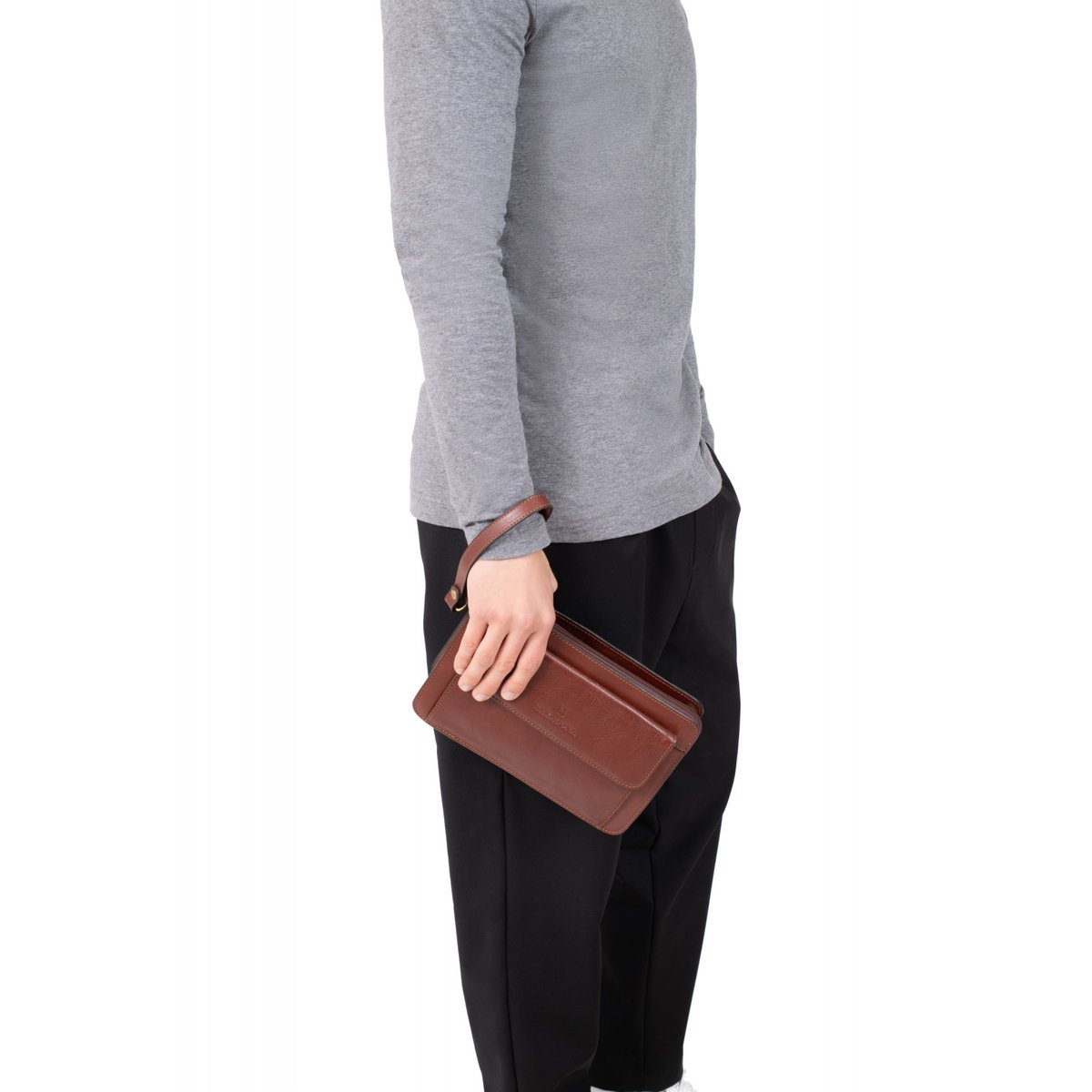 Pochette dragonne  RÉPUBLIQUE noir, HEXAGONA