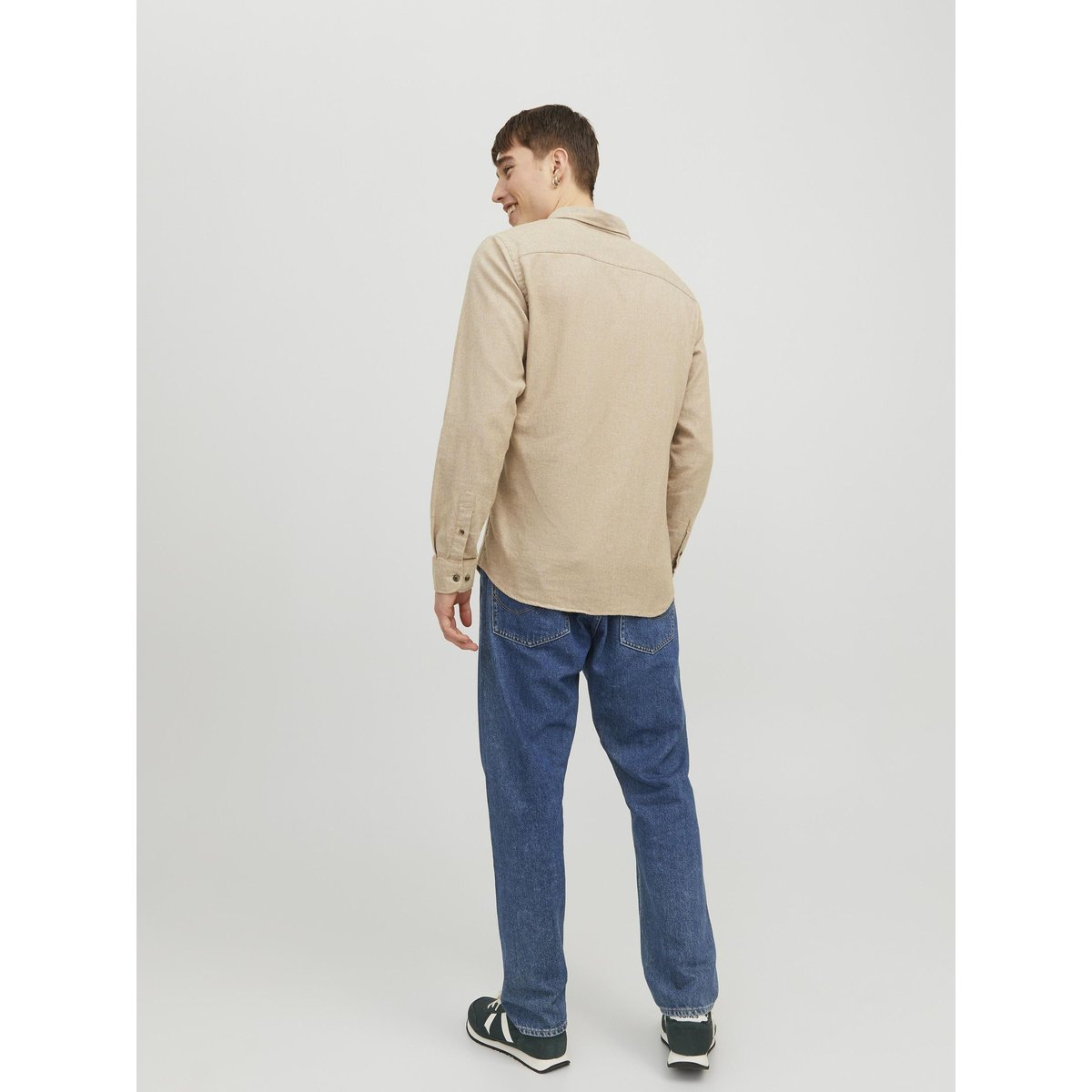 Chemise unie Jjeclassic oatmeal 1, JACK & JONES
