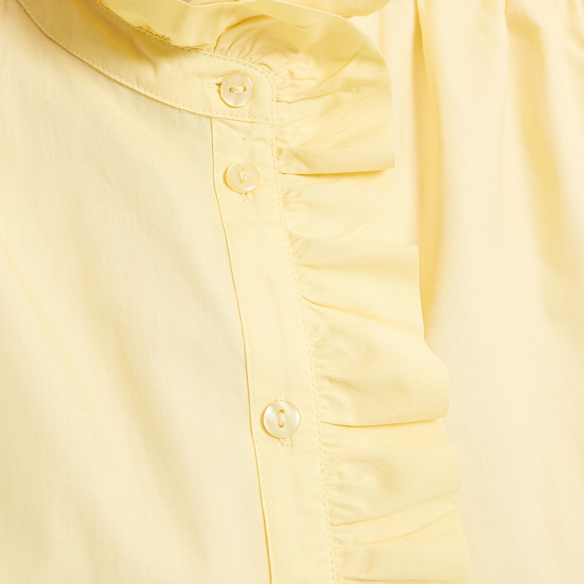 Chemise col victorien, Signature CHARLENE jaune, LA REDOUTE COLLECTIONS