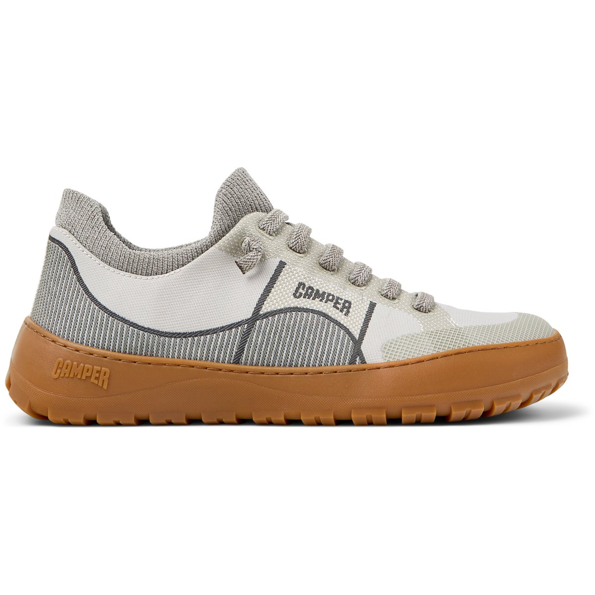 Baskets Peu Serra Technical Textile beige blanc, CAMPER