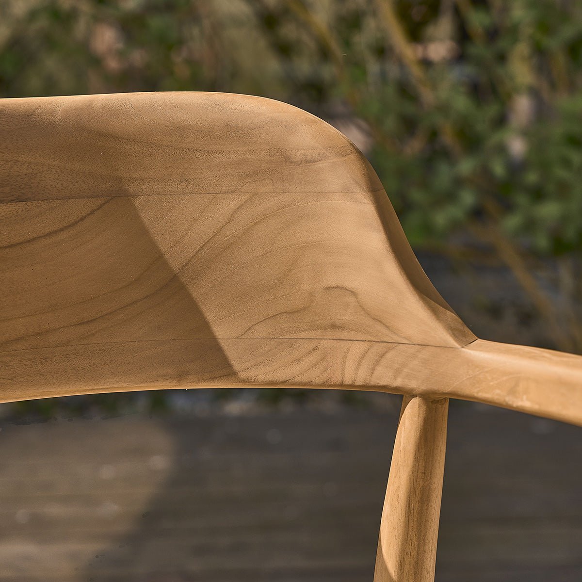 Fauteuil de jardin en teck massif et cordage  ALIZÉ naturel, BERAH GETAH