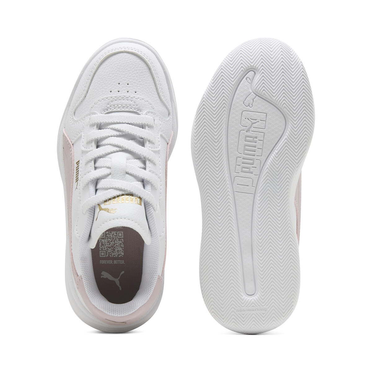 Baskets COURT BAE blanc/rose, PUMA