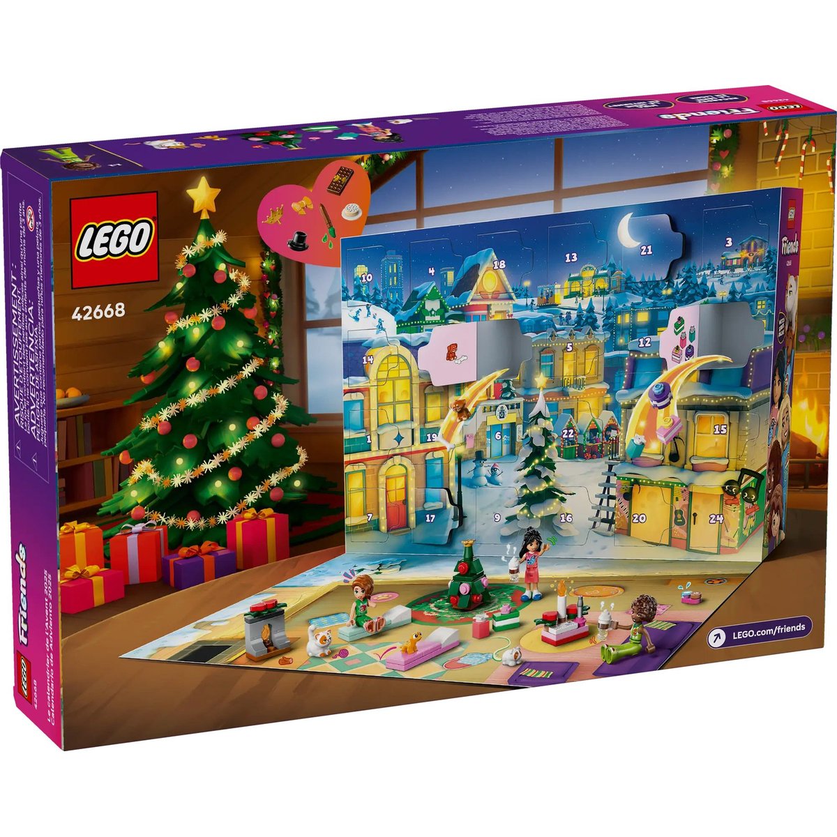 LEGO Friends - Calendrier de l'Avent LEGO Friends 2025 - 42668 multicolore, LEGO