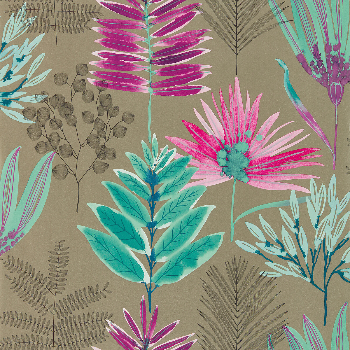 Yasuni Wallpaper cerise, HARLEQUIN