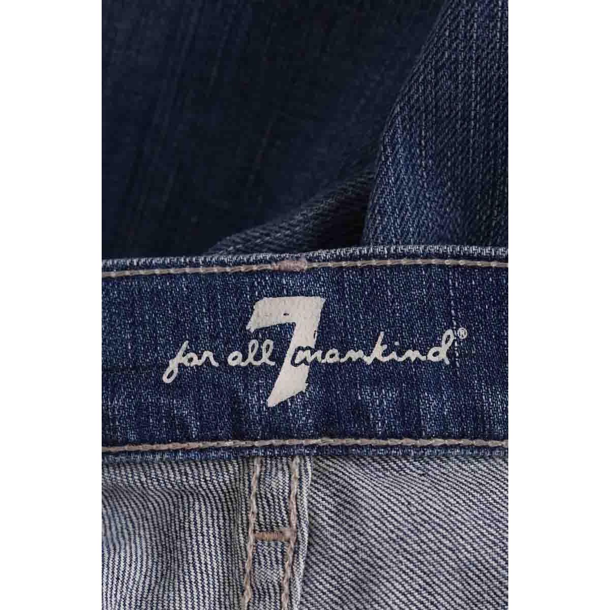 Jean droit - Très Bon État bleu, 7 FOR ALL MANKIND