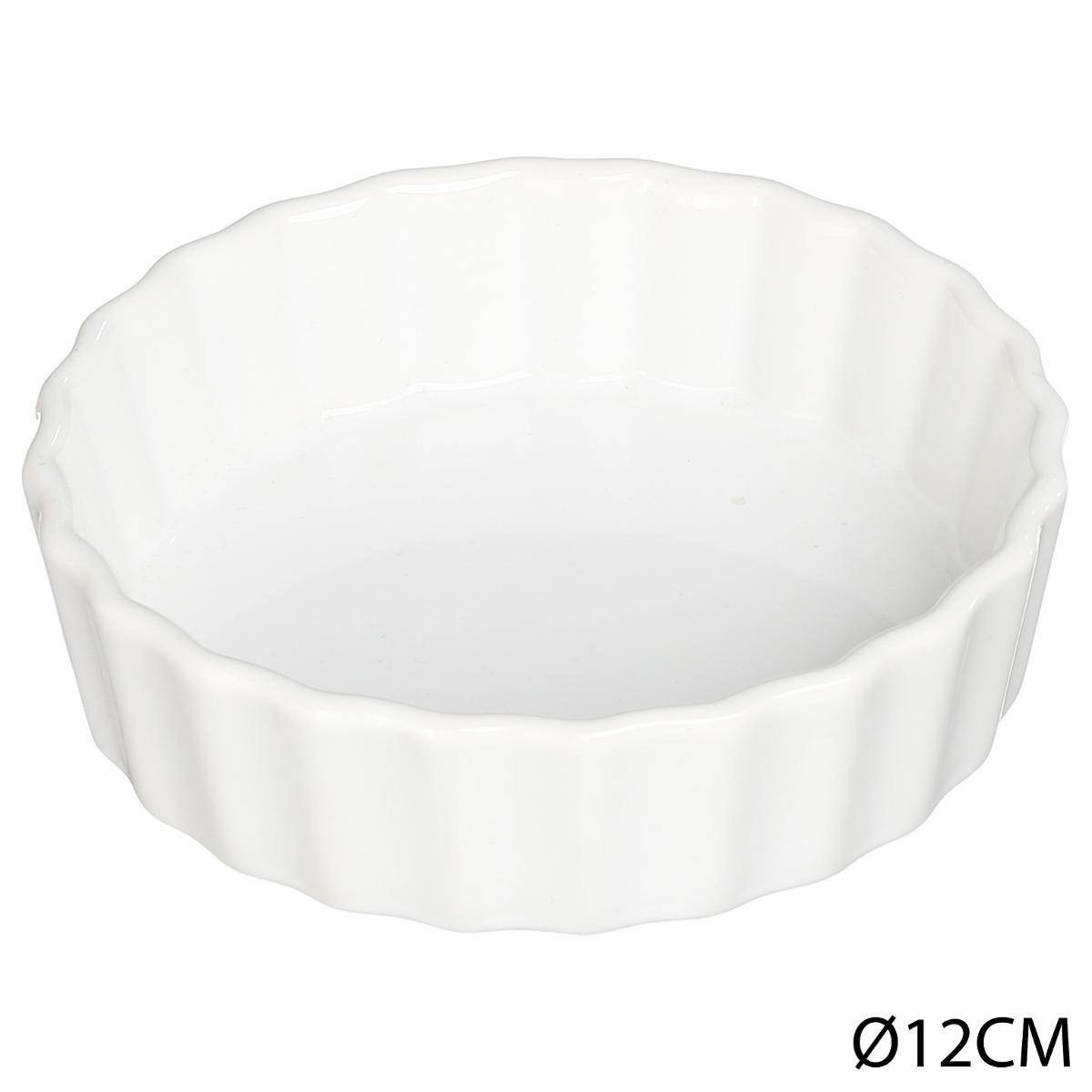 Moule à tartelette en céramique ESSENTIELS blanc, 5FIVE SIMPLY SMART