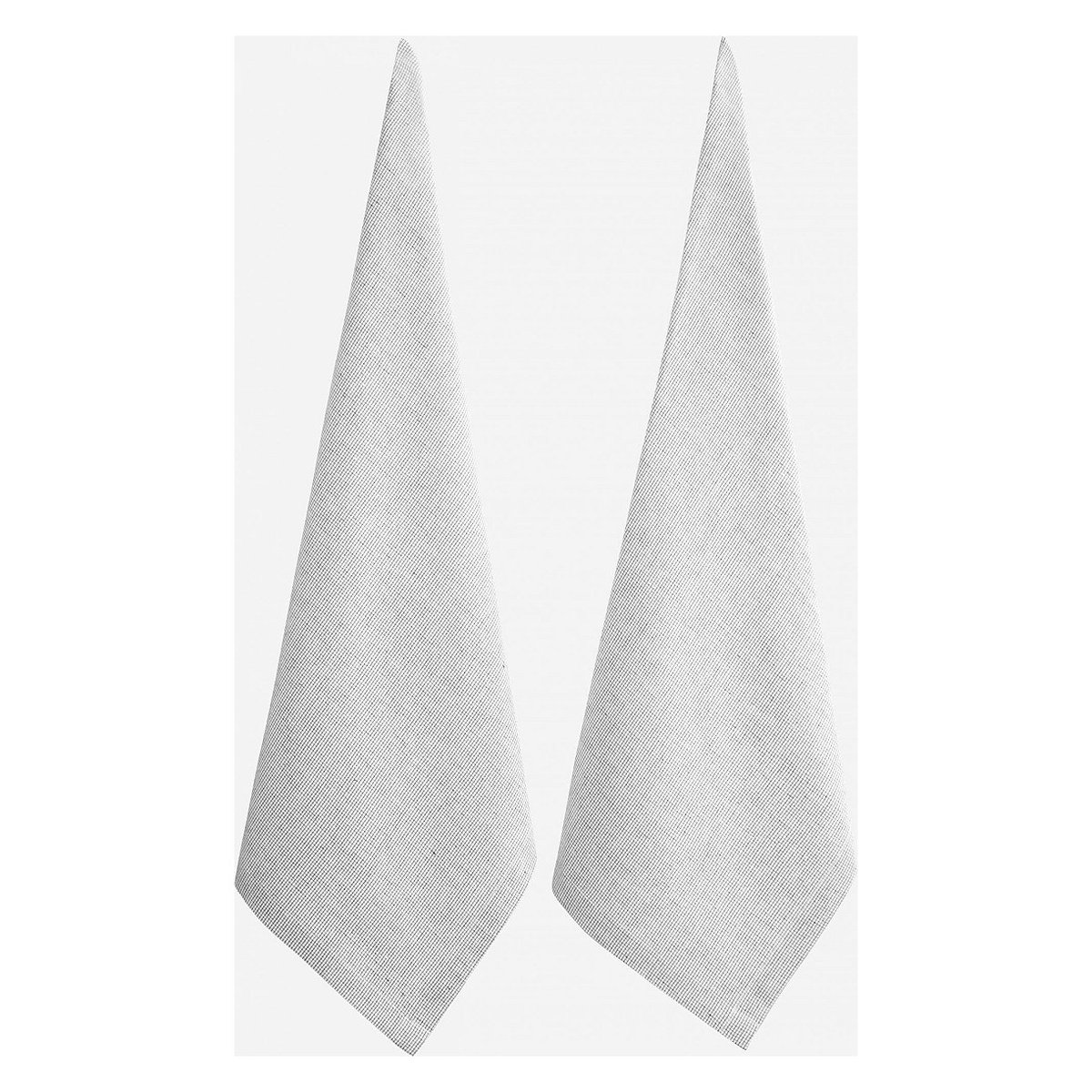 Torchon coton FLAG blanc, HABITAT