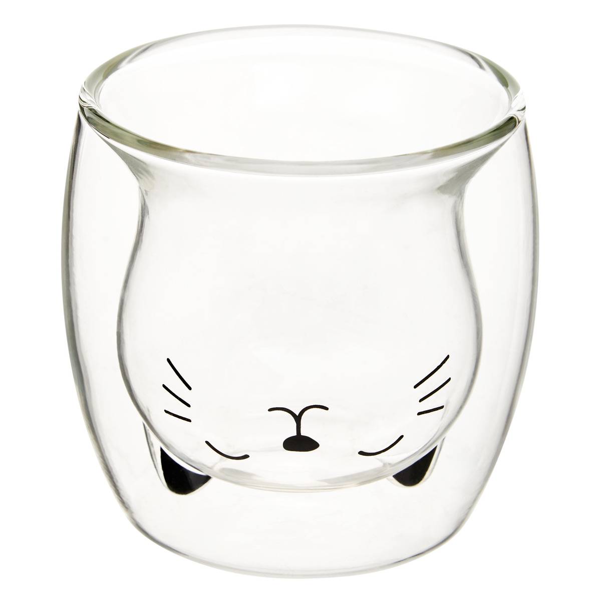 Coffret de 2 mugs en verre NATURE transparent, ATMOSPHERA