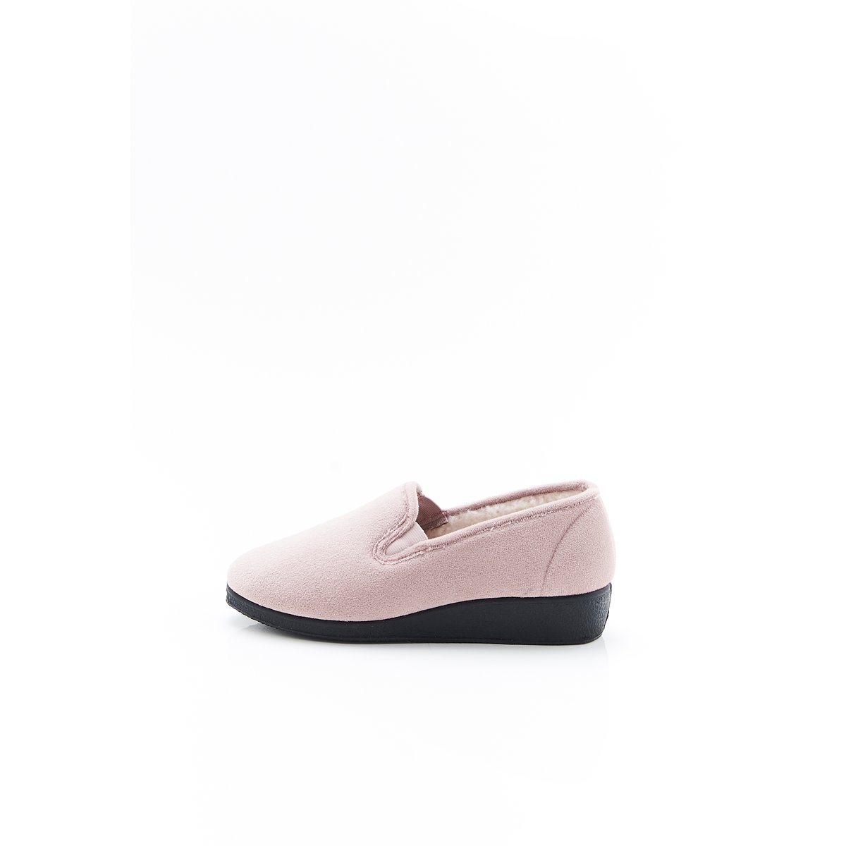 Chaussons Thermolactyl en velours marron taupe, DAMART