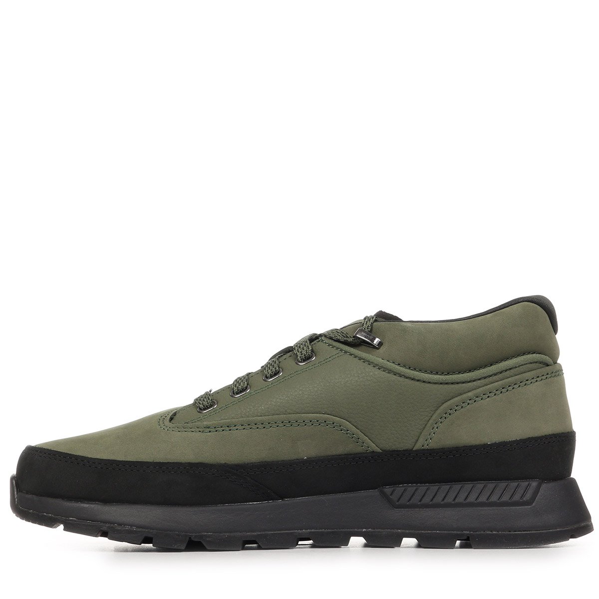 Baskets EURO GRID dark green nubuck, TIMBERLAND
