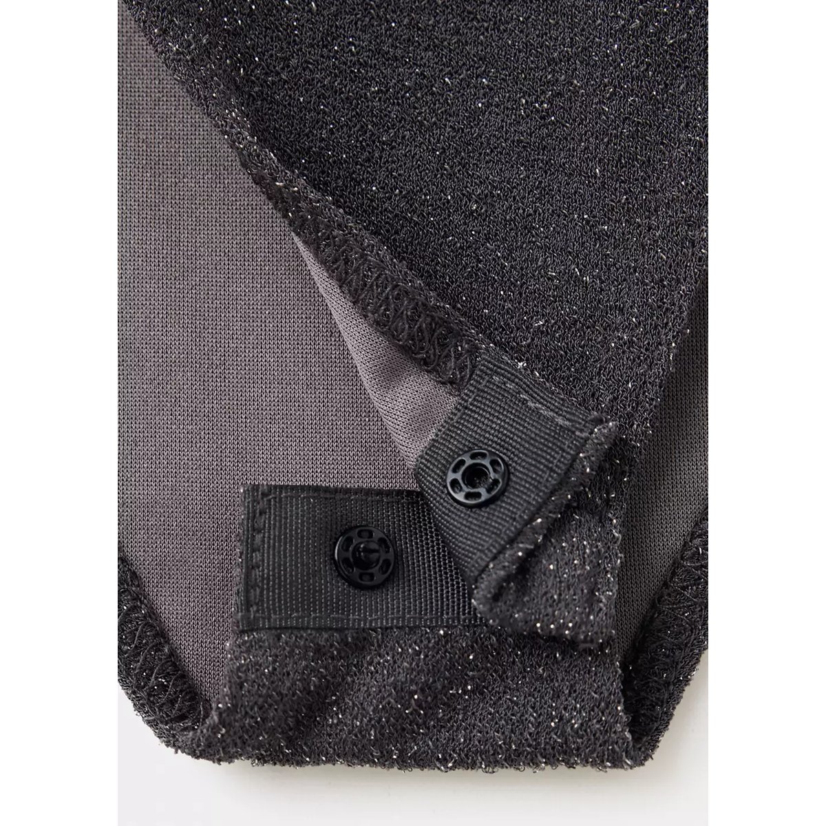 Body brillant col en V gris anthracite, MANGO TEEN