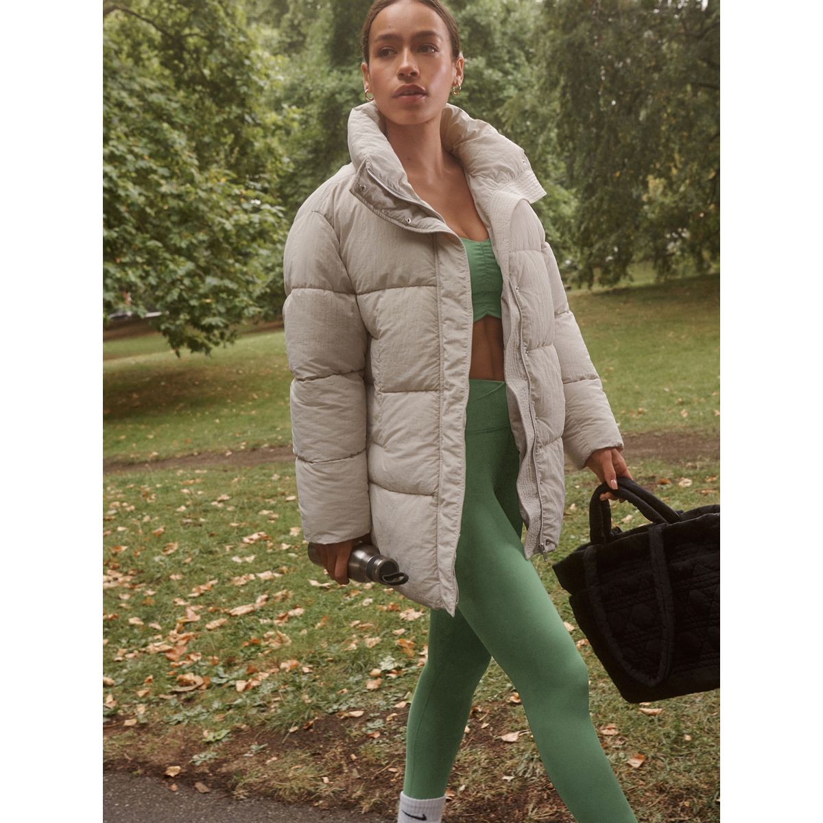 Manteau matelassé imperméable blanc, NEXT