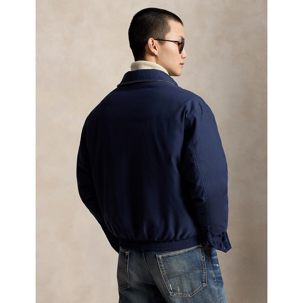 Coupe-vent zippé bleu marine, POLO RALPH LAUREN