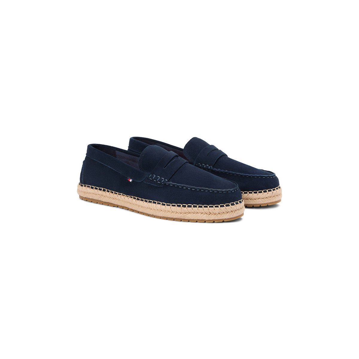 Espadrilles Flexible en suède bleu marine, TOMMY HILFIGER