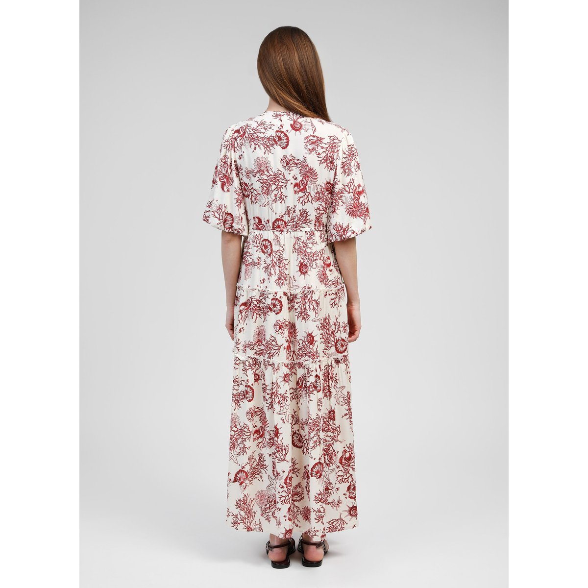 Robe Longue OZKAR palouma bordeaux, AN'GE