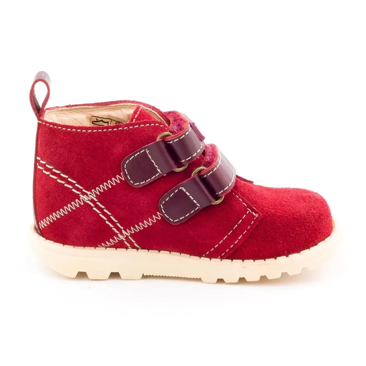 Boni Paul - bottines bébé garçon rouge, BONI&SIDONIE