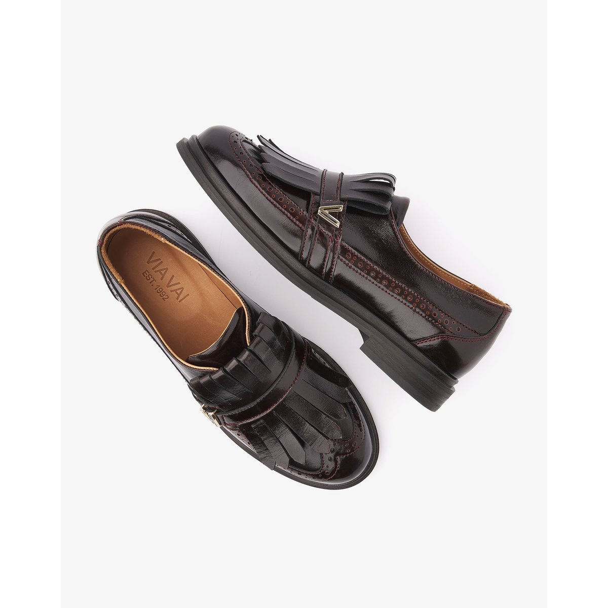 Mocassins FAE LUCA marron, VIA VAI