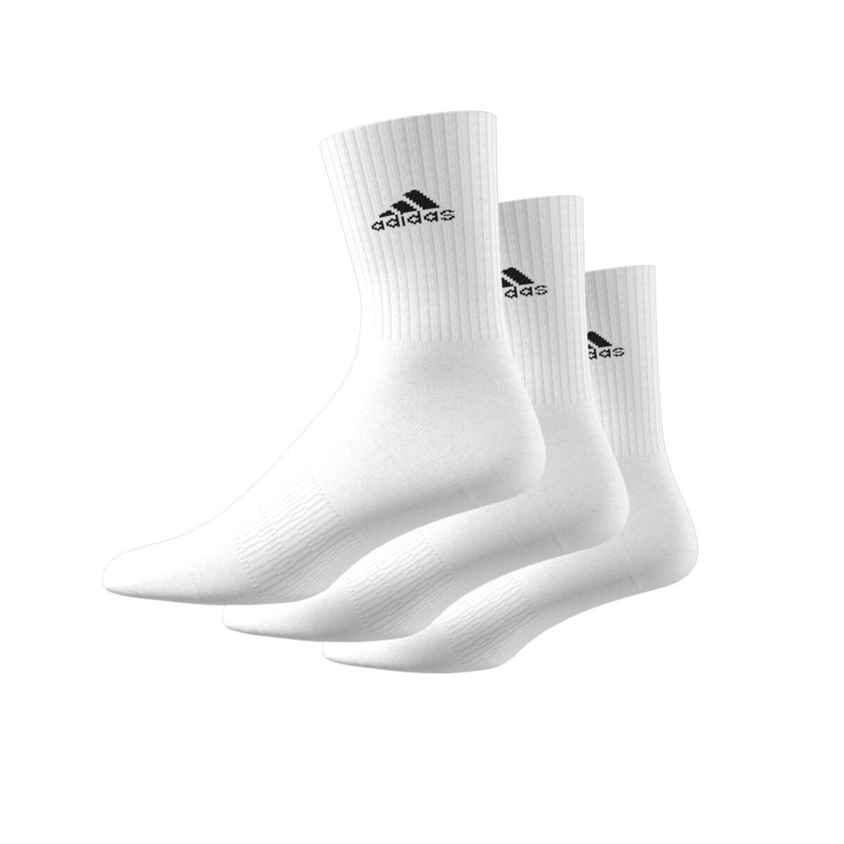 Lot de 3 paires de chaussettes hautes blanc + blanc + blanc, adidas Performance