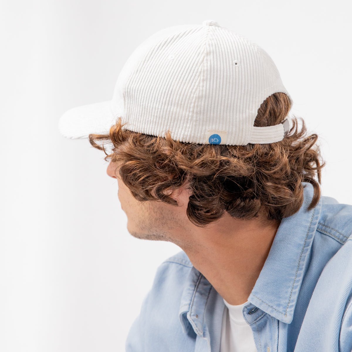 Casquette en velours blanc, BILLYBELT