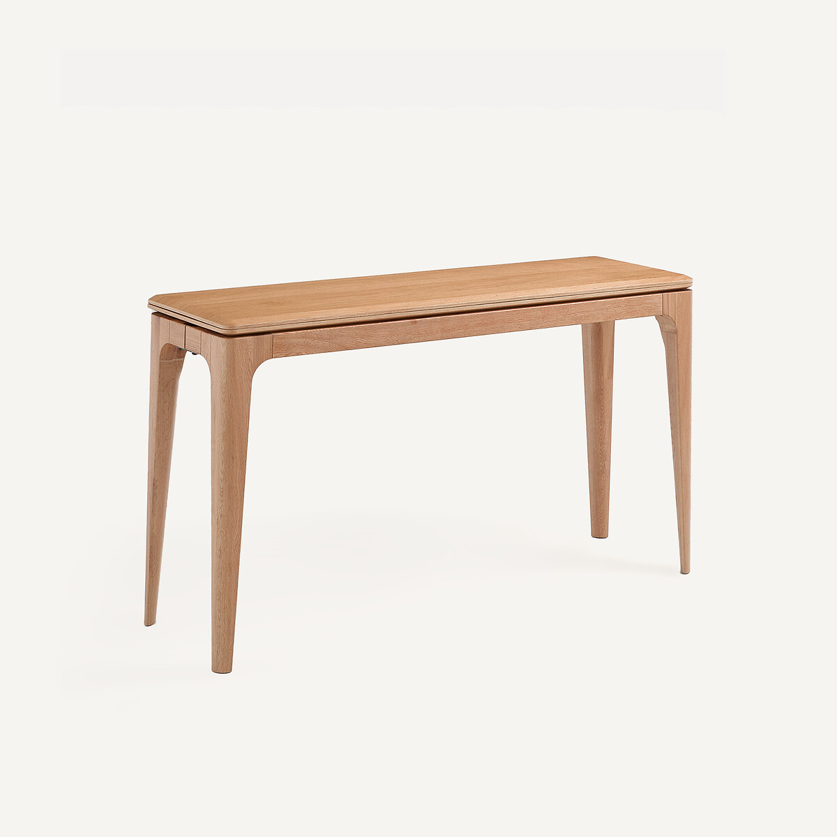 Console table extensible, en chêne massif et plaqué chêne, SANARA chêne naturel, AM.PM