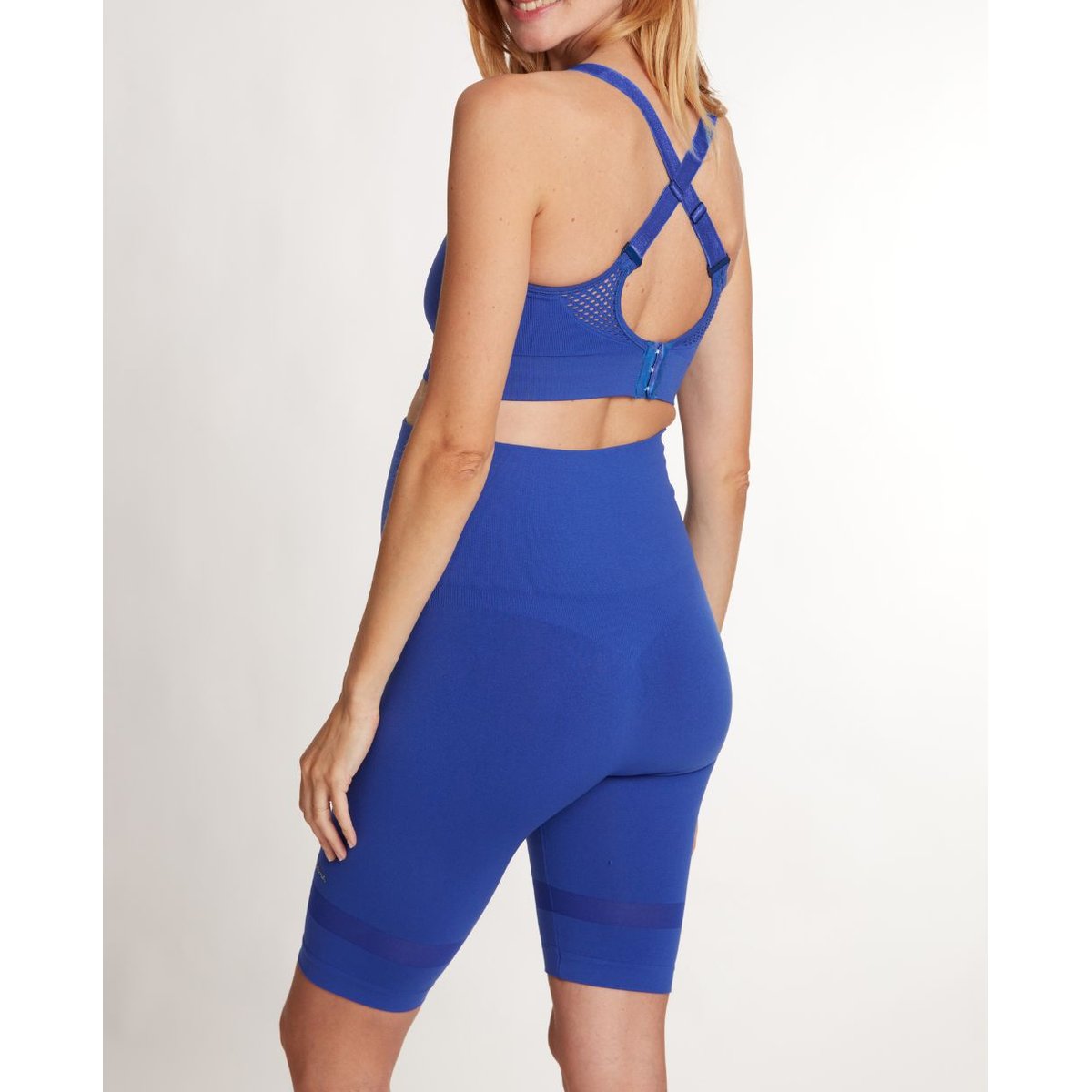 Cycliste de sport et de grossesse Woma bleu bleu electrique, CACHE COEUR