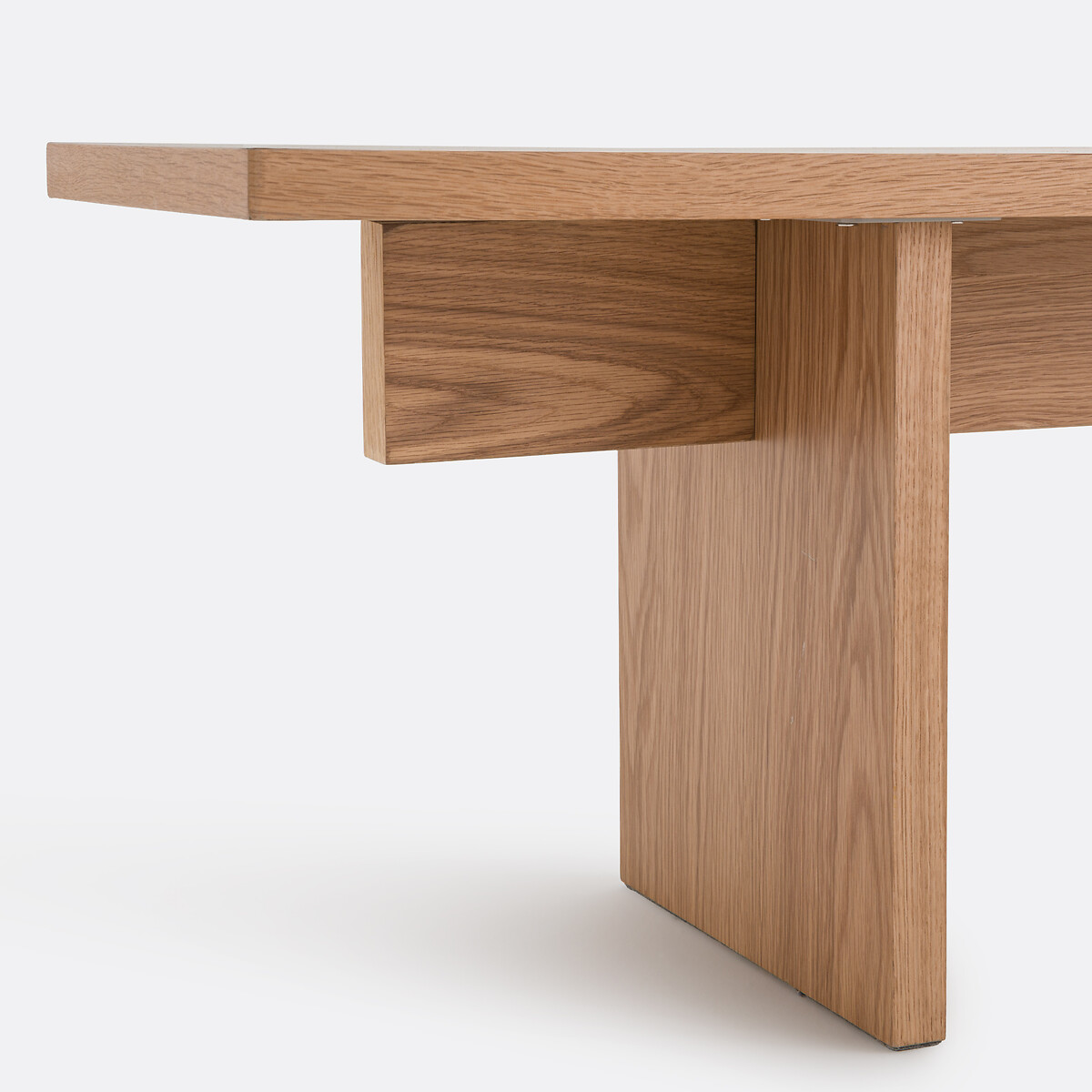 Banco de comedor chapado en roble, Deling color roble, LA REDOUTE INTERIEURS