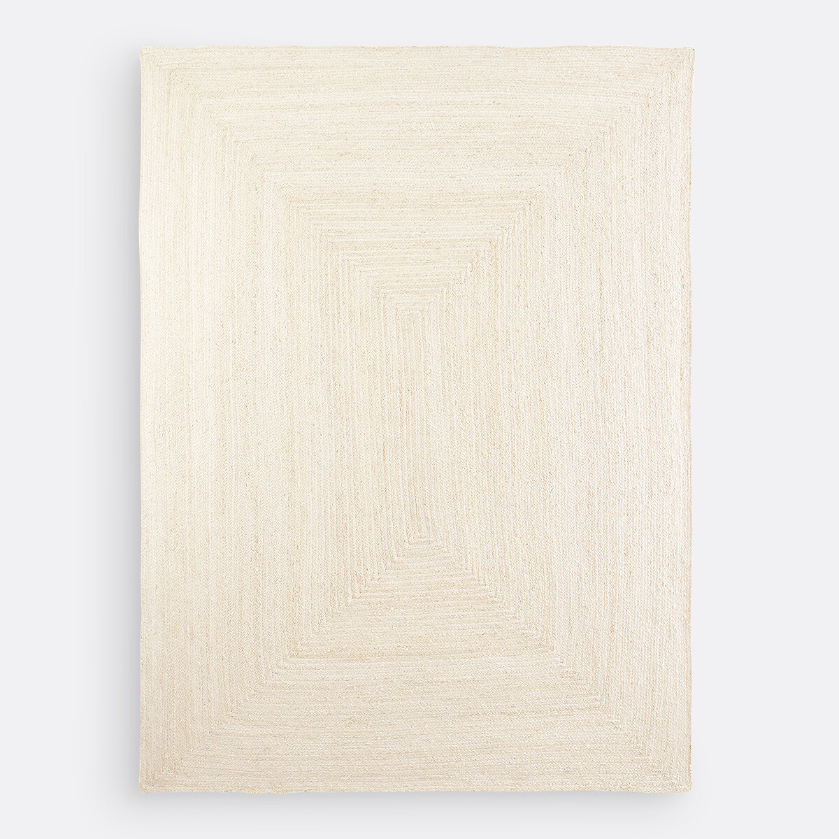 Tapis rectangulaire jute blanchi XL, Aftas bleached, LA REDOUTE INTERIEURS