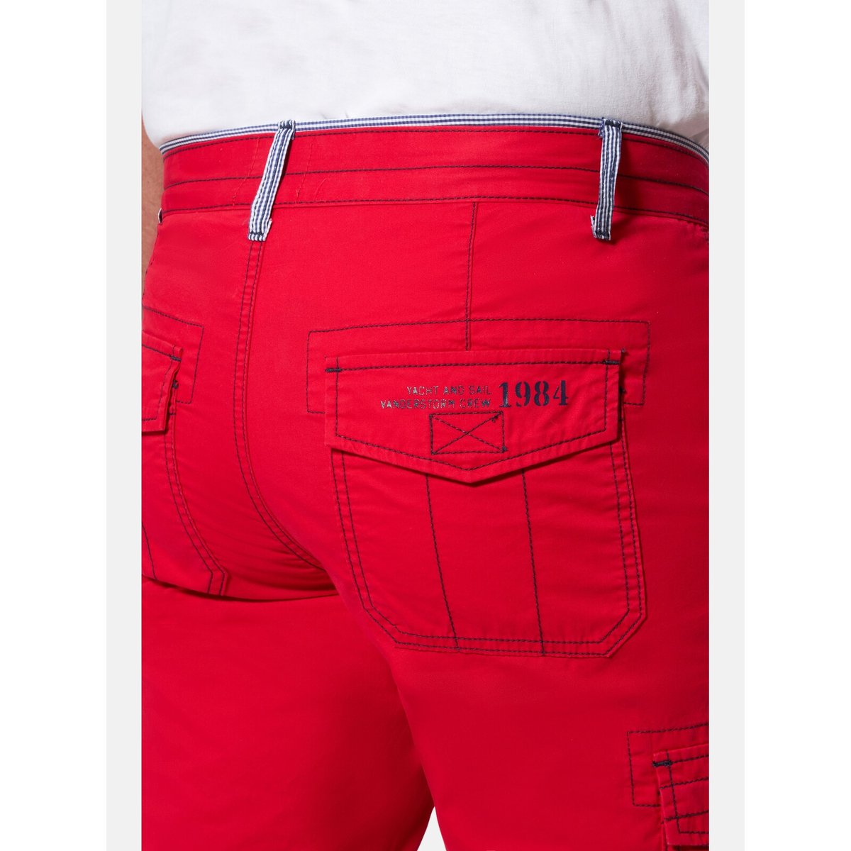Bermuda cargo SILJAN rouge, JAN VANDERSTORM