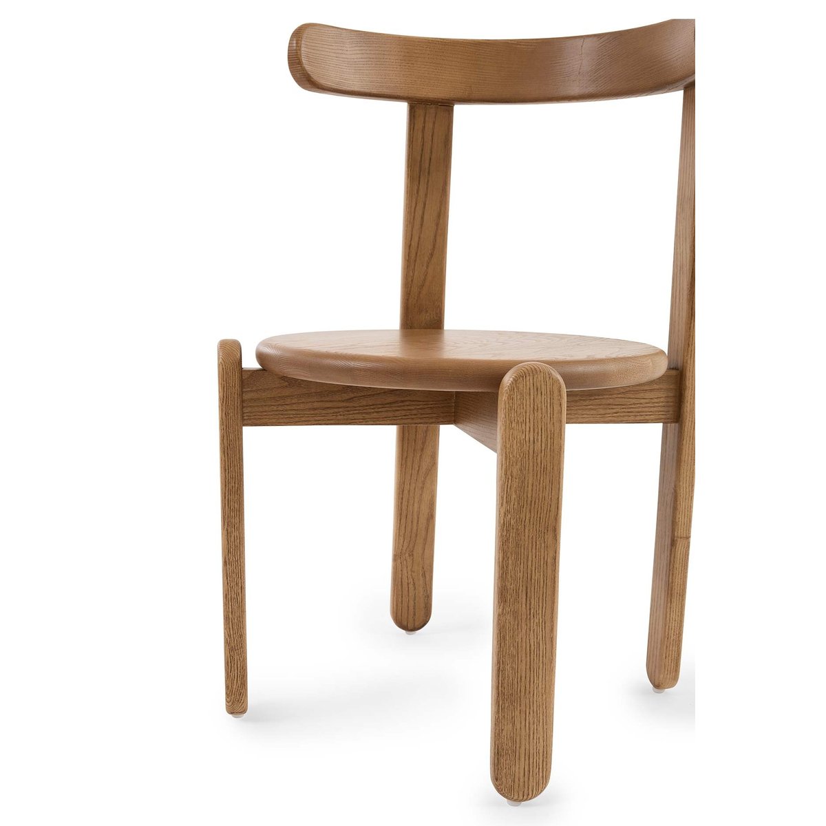 Chaise en frêne finition teck, Louison teck, GABRIELLE PARIS